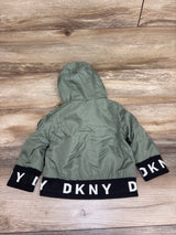 DKNY Fleece Lined Waterproof Jacket Green sz 12m