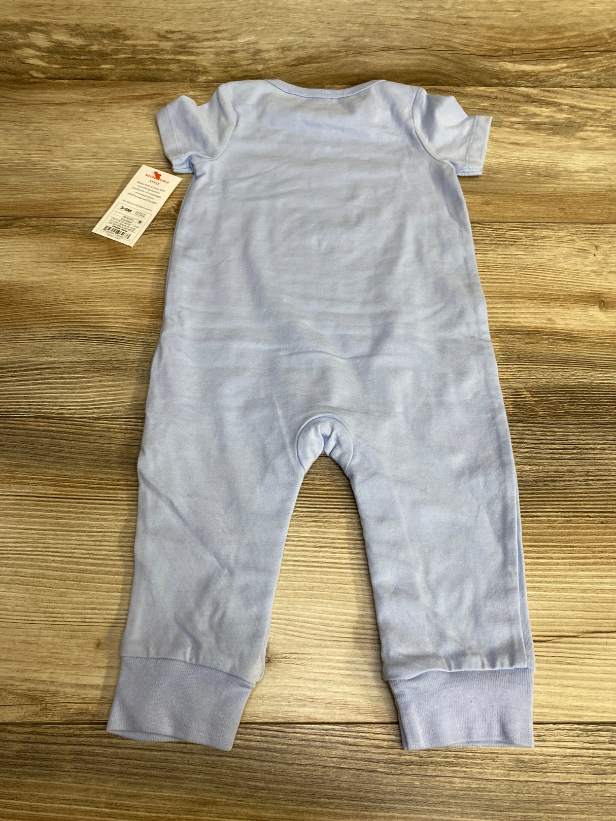 NEW Cat & Jack Every Bunny Loves Me Romper Blue sz 3-6m