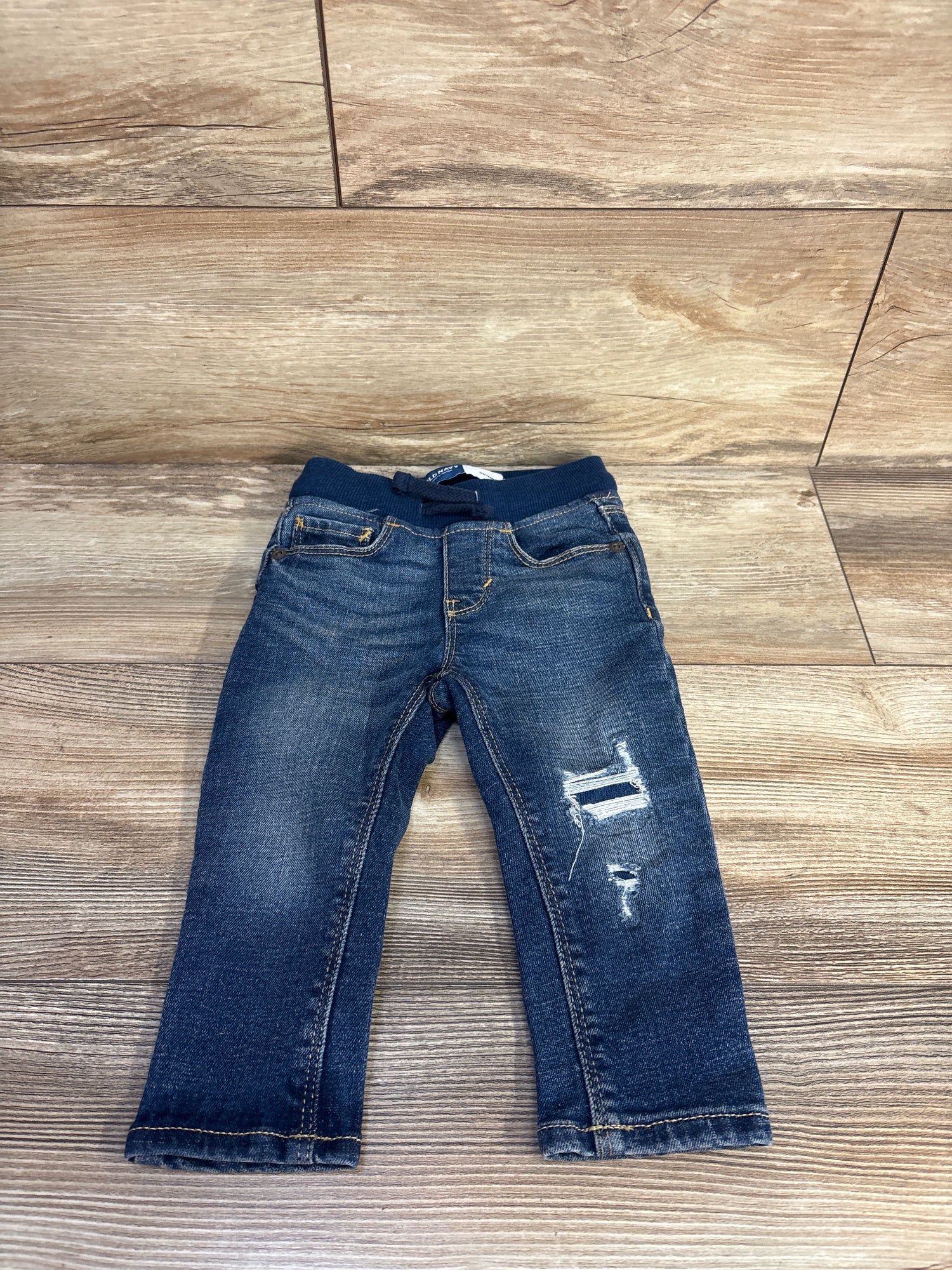 Old Navy Stretch Pull On Skinny Jeans Blue sz 12-18m