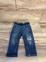Old Navy Stretch Pull On Skinny Jeans Blue sz 12-18m