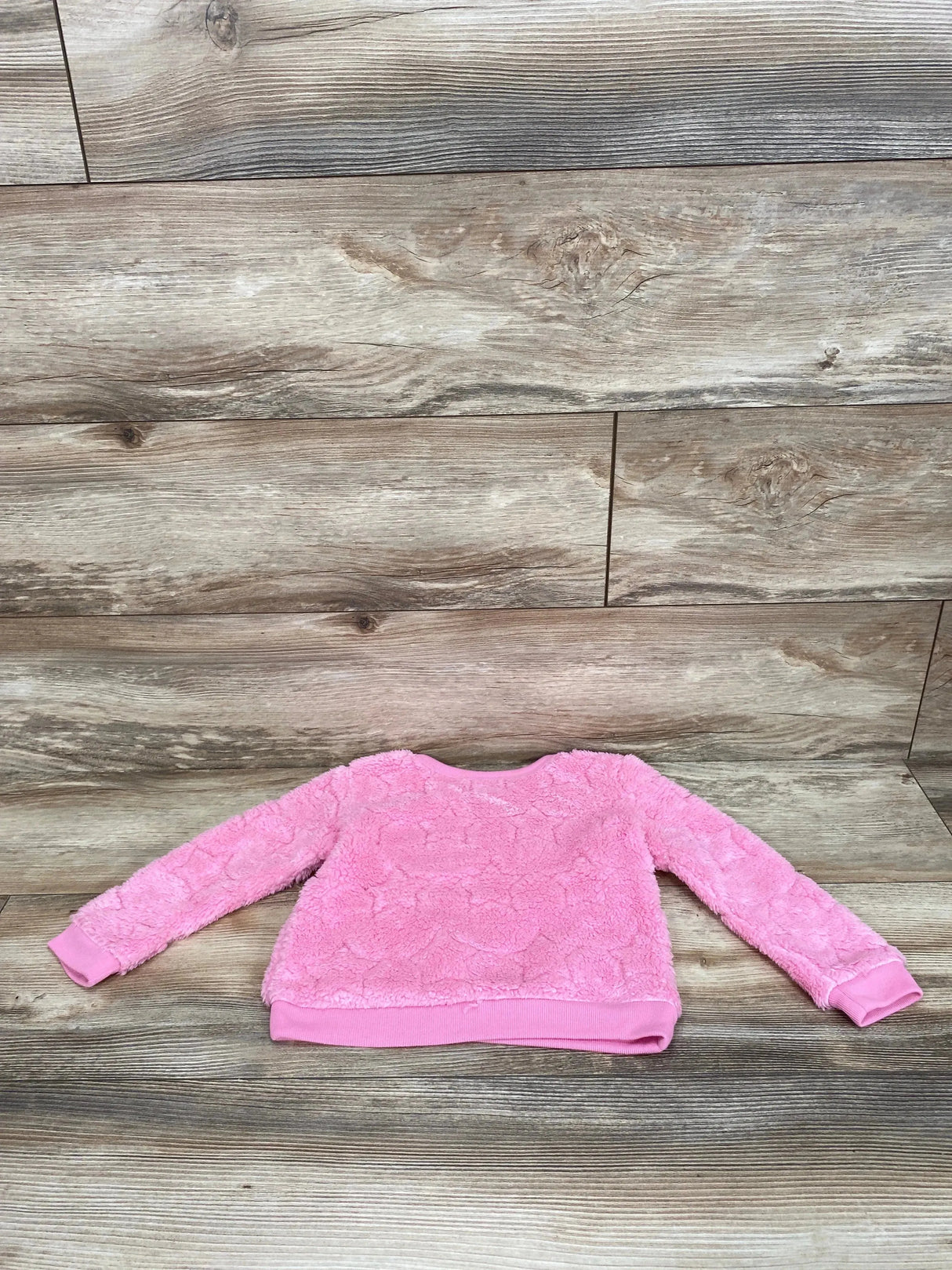 BCBG Girls Plush Star Sweatshirt Pink sz 2T