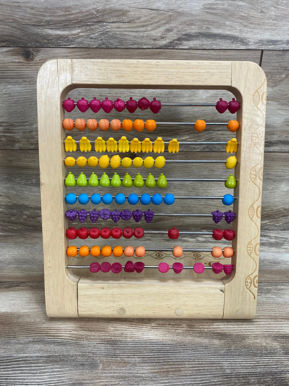 B. Toys Classic Two-ty Fruity! Wooden Abacus