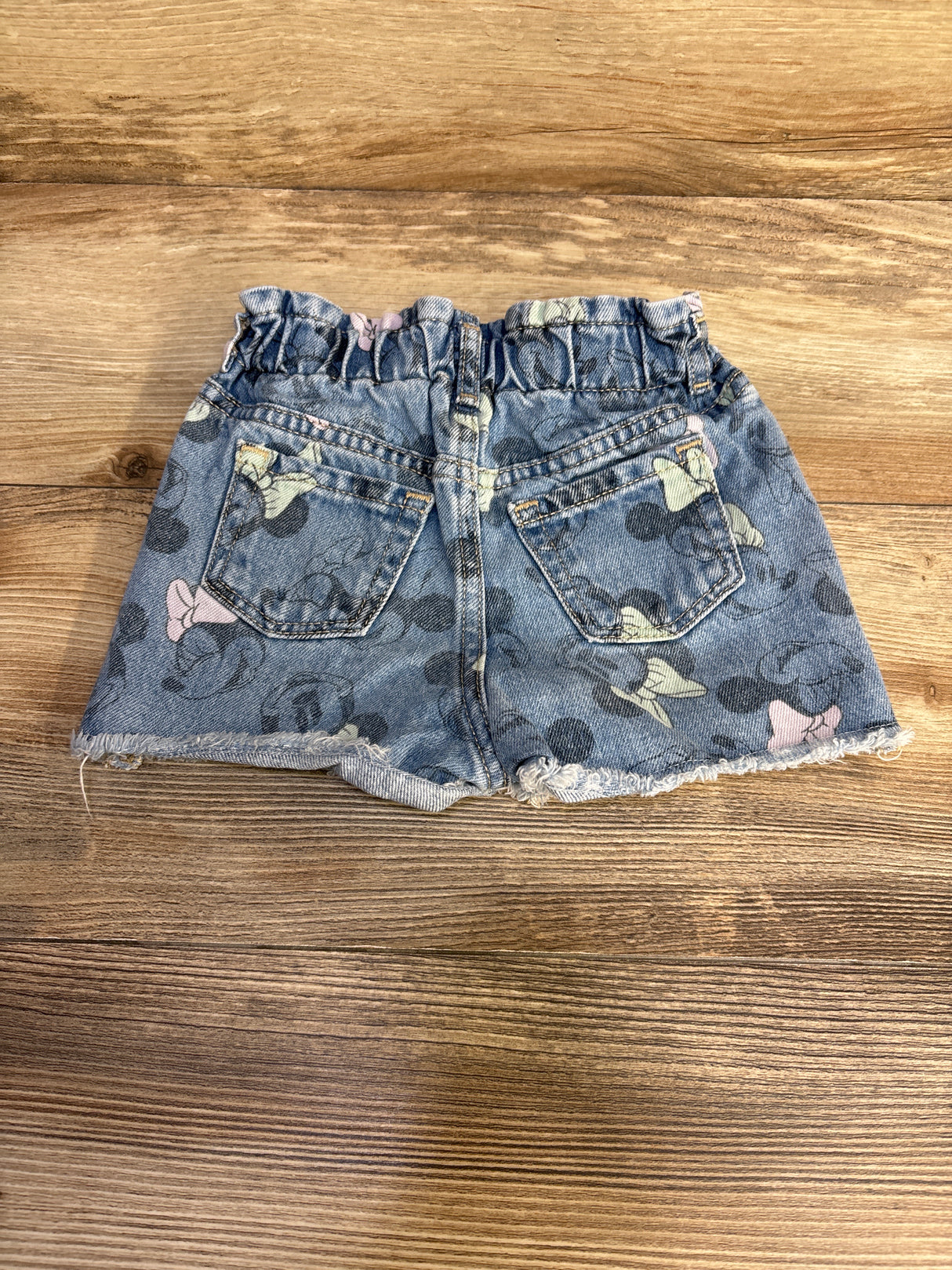 Baby Gap x Disney Minnie Mouse Denim Shorts Blue sz 18-24m