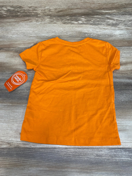 NEW Wonder Nation Pumpkin Face Tee Orange sz 4-5T - Me n Mommy To Be