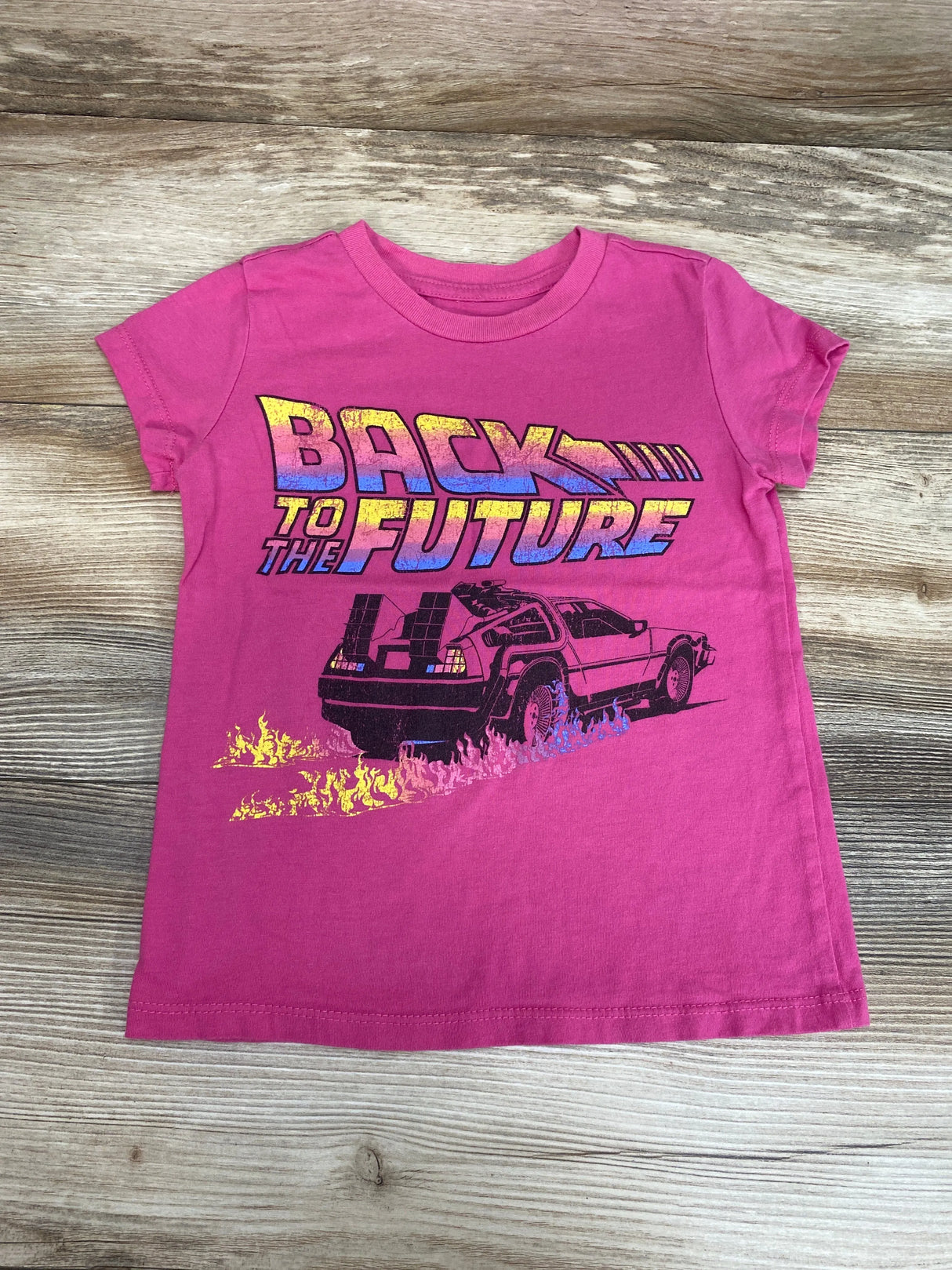 Back To The Future Shirt Pink sz 4-5T