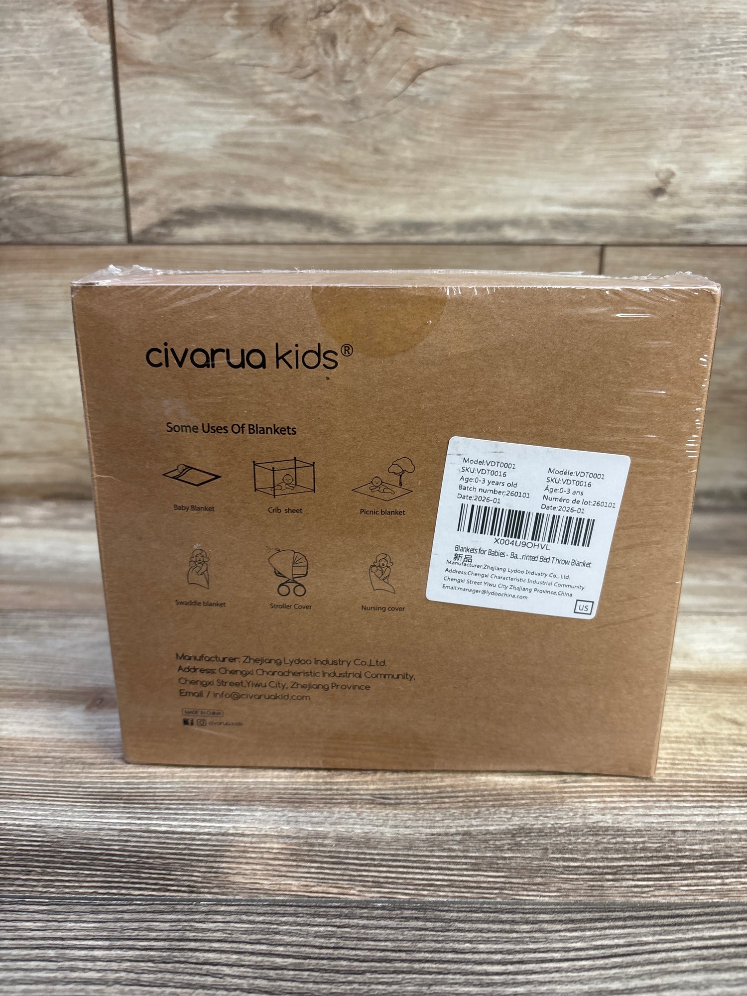 NEW Civarua Kids Throw Blanket 30x40''