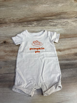 Cat & Jack Pumpkin Pie Romper Beige sz Newborn