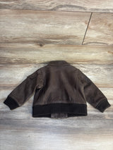 Banana Republic Heritage Leather Flight Jacket Brown sz 12-24m