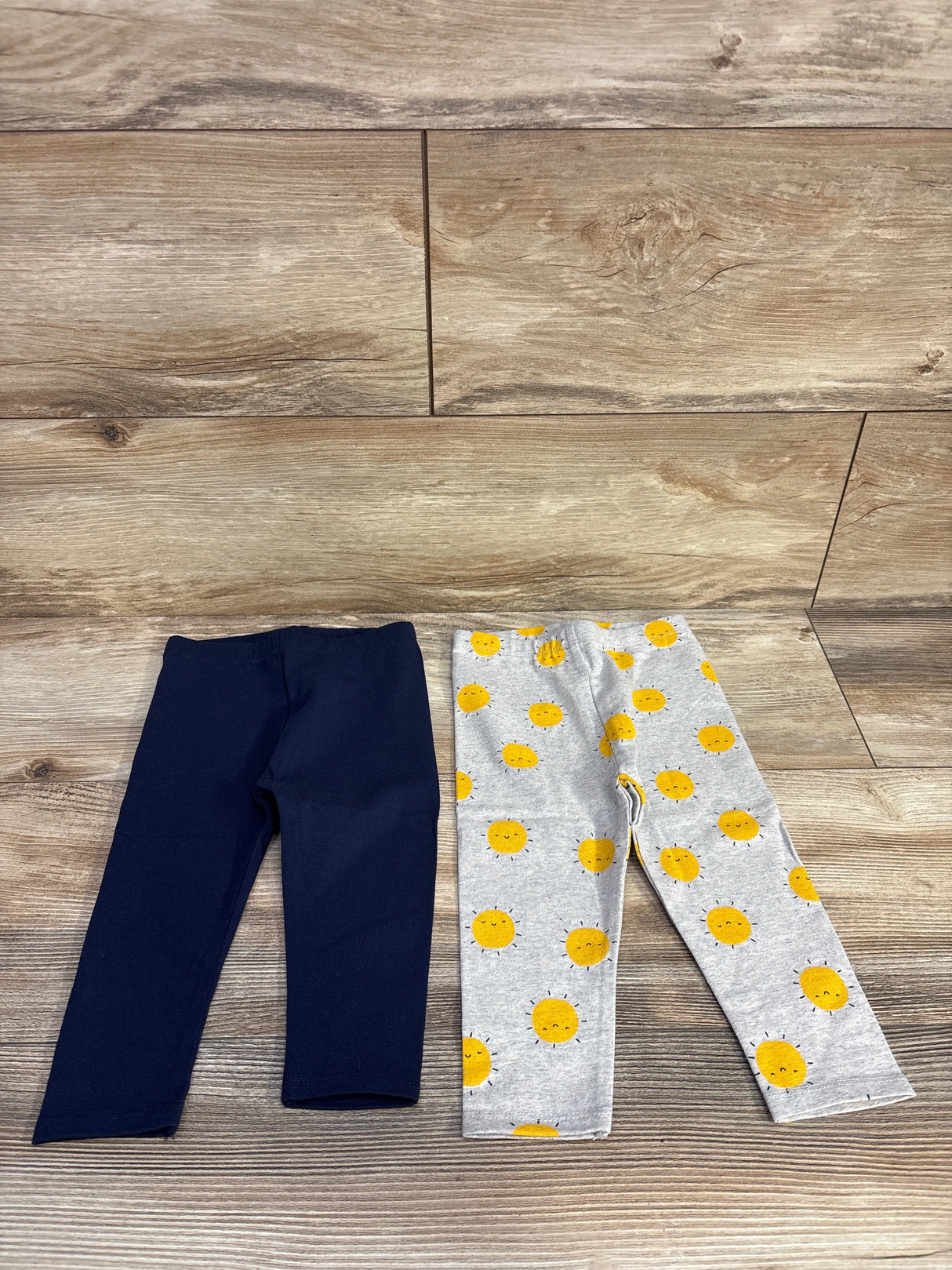 NEW Mighty Goods 2pk Sunshine Leggings Grey sz 12m