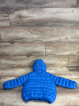 Hooded Full Zip Puffer Jacket Blue sz 2T
