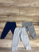 Simple Joys 3pk Pull On Pants Blue sz 24m