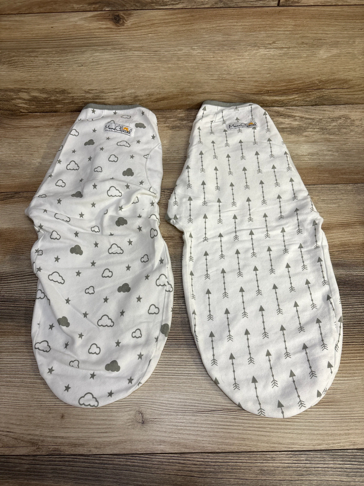 Mama Cheetah 2pk Swaddles White sz 0-3m - Me n Mommy To Be