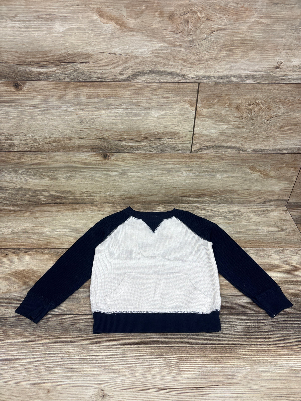 Old Navy Thermal Raglan Shirt Navy sz 3T