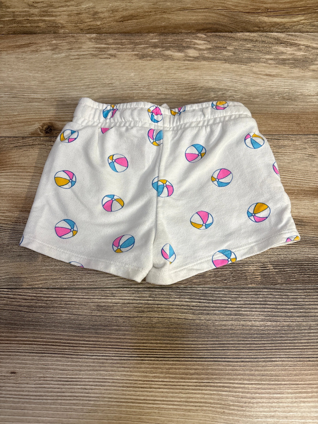 Cat & Jack Beach Balls Drawstring Shorts White sz 3T - Me n Mommy To Be