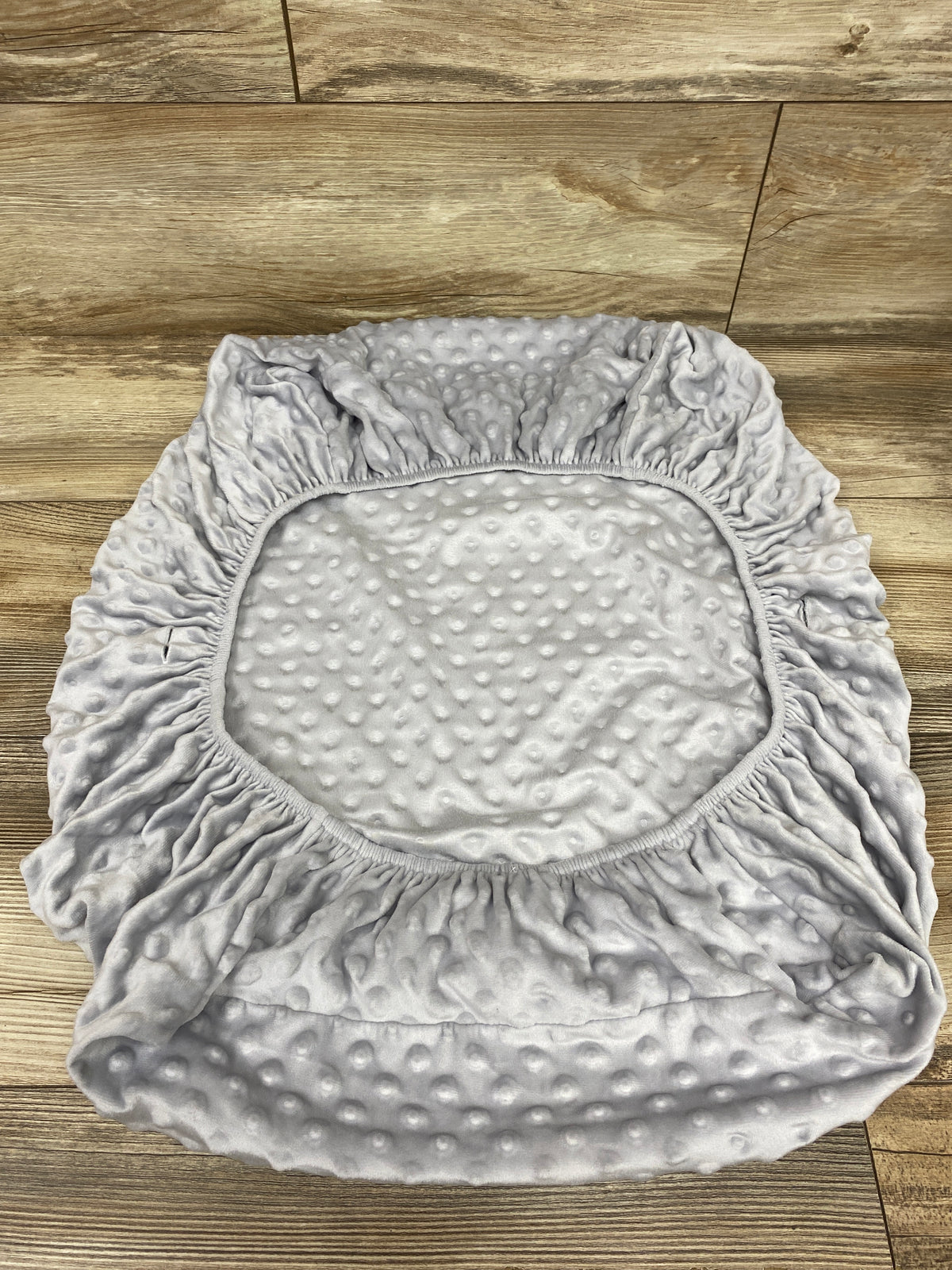 The Peanutshell Minky Changing Pad Cover Grey 16x32''