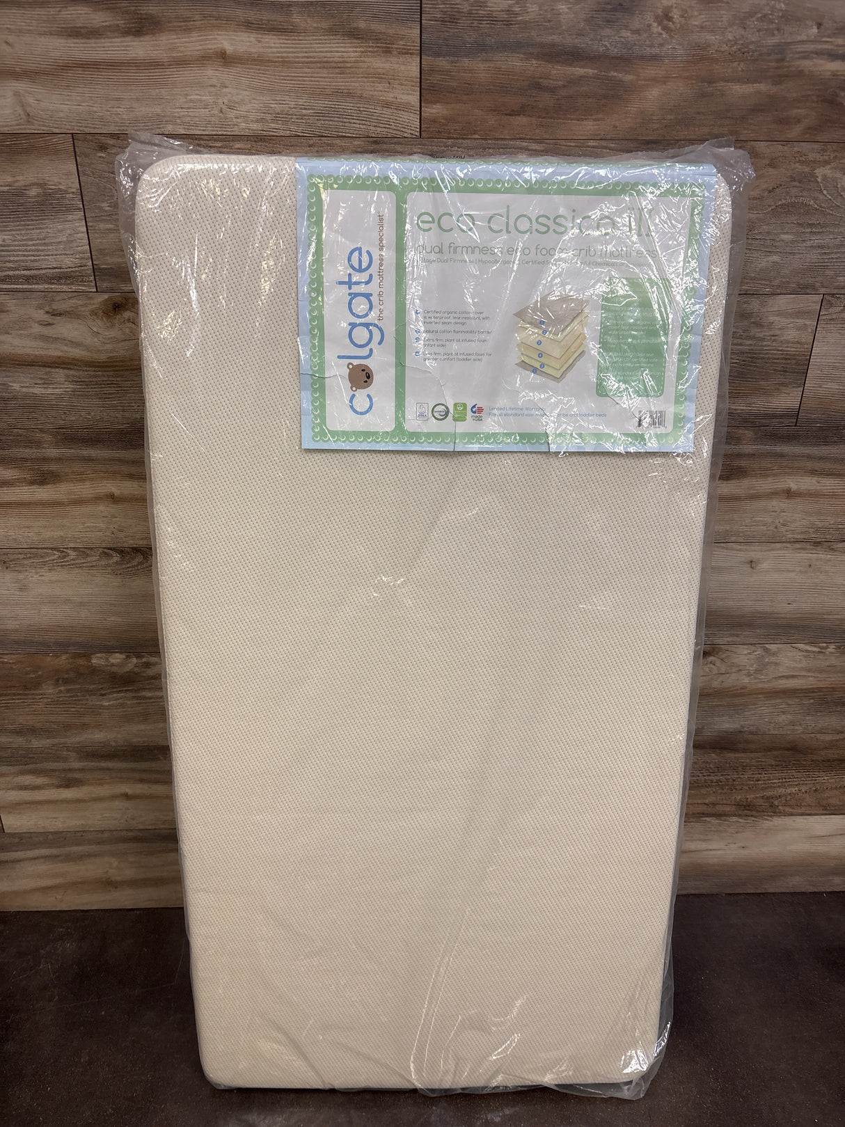 NEW Colgate Infant & Toddler Mattress Eco Classica III