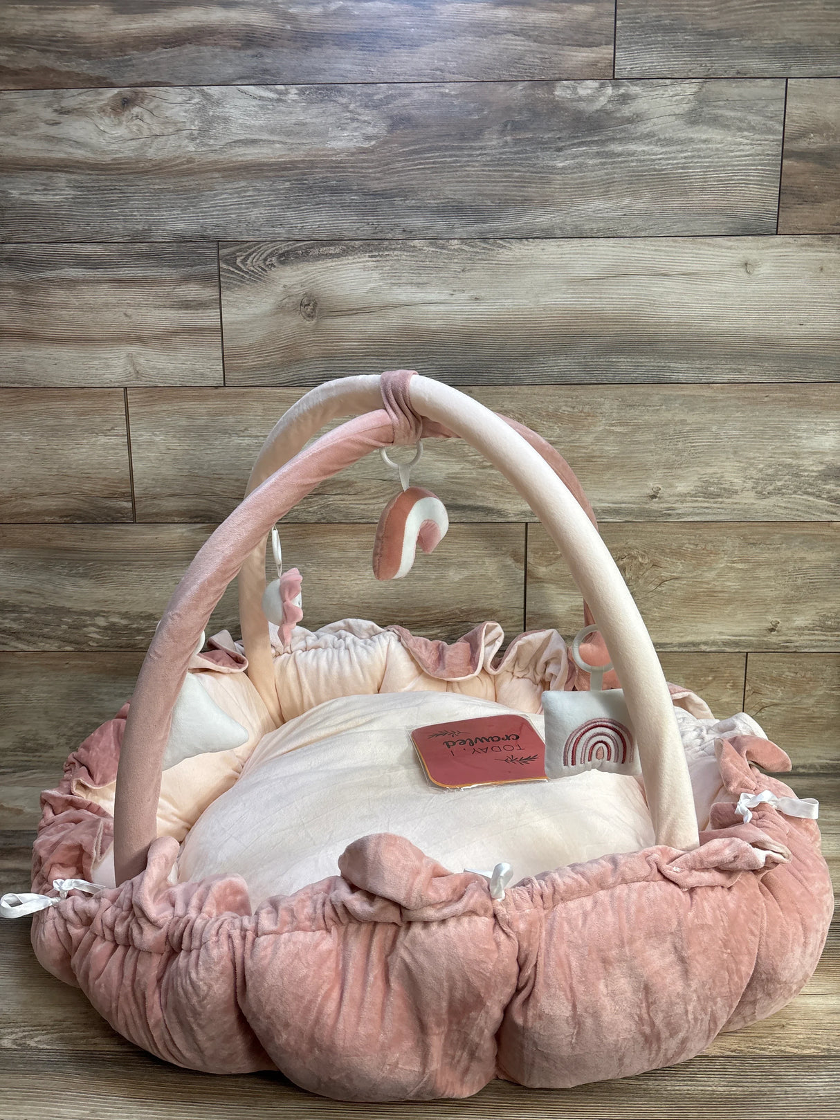 HAN-MM 5-in-1 Convertible Baby Play Gym, Pink
