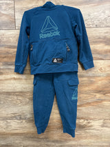 Reebok 2pc Sweatshirt & Joggers Set Blue sz 4T