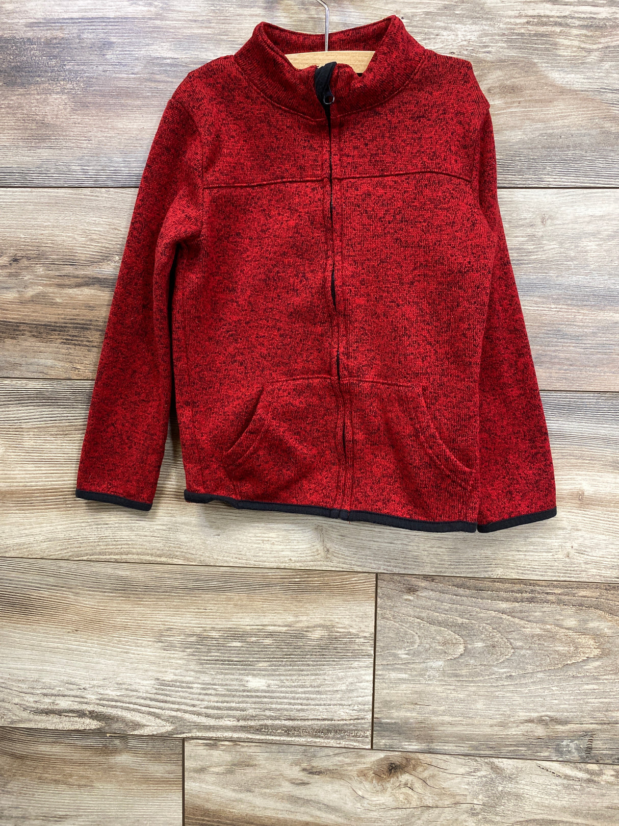 Jumping Beans Full Zip Fleece Red sz 5T