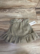 NEW Cat & Jack 2pc Metallic Dress & Bloomers Set Gold sz 0-3m