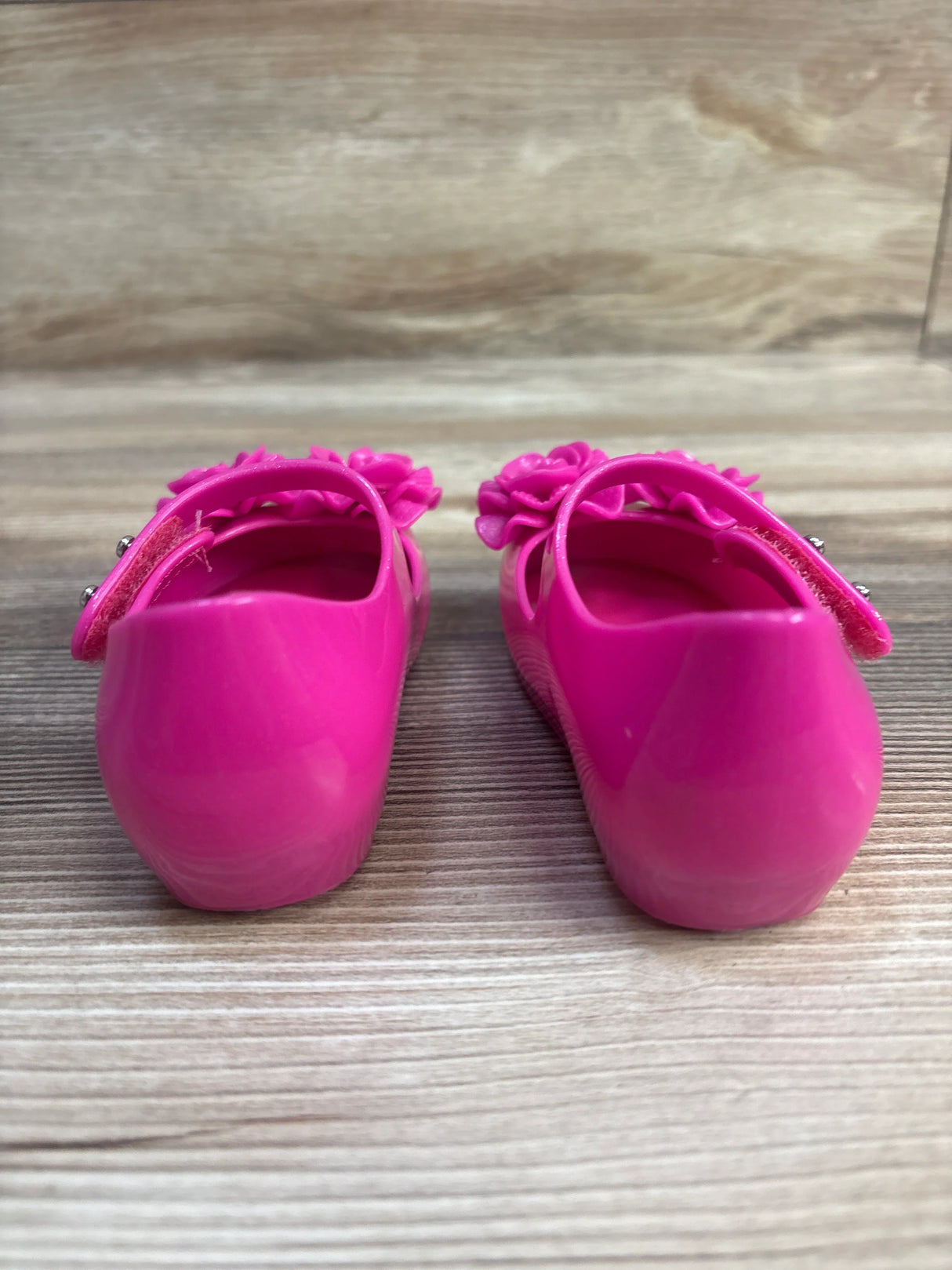 Mini Melissa Ultragirl Garden Mary Jane Jelly Shoes, Pink sz 6c