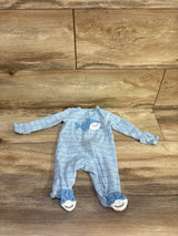 Just One You Striped Sleeper Blue sz Newborn
