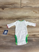 NEW Gerber Reindeer Christmas Bodysuit White sz Newborn