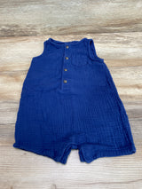 Just One You Muslin Tank Shortie Romper Navy sz 9m