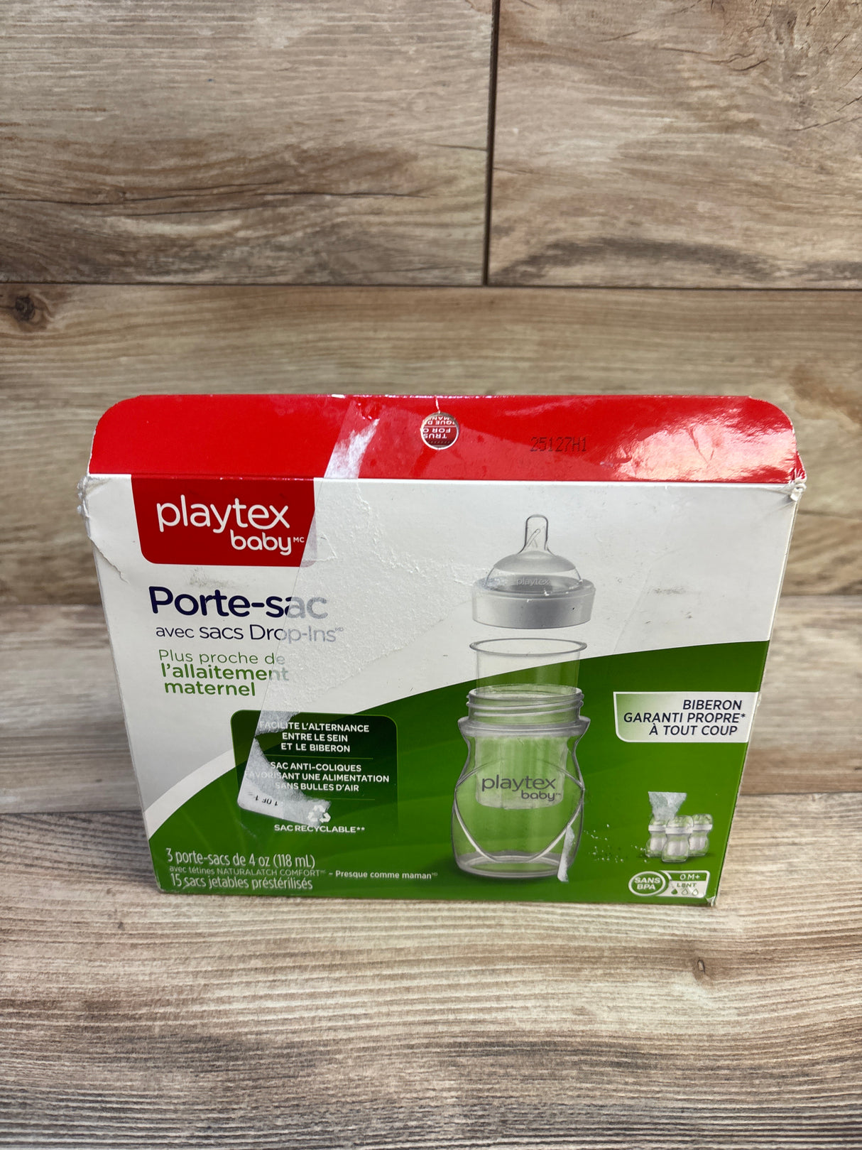 NEW Playtex Baby Nurser Bottles with Drop-Ins Liners - 3 Pack 4 oz