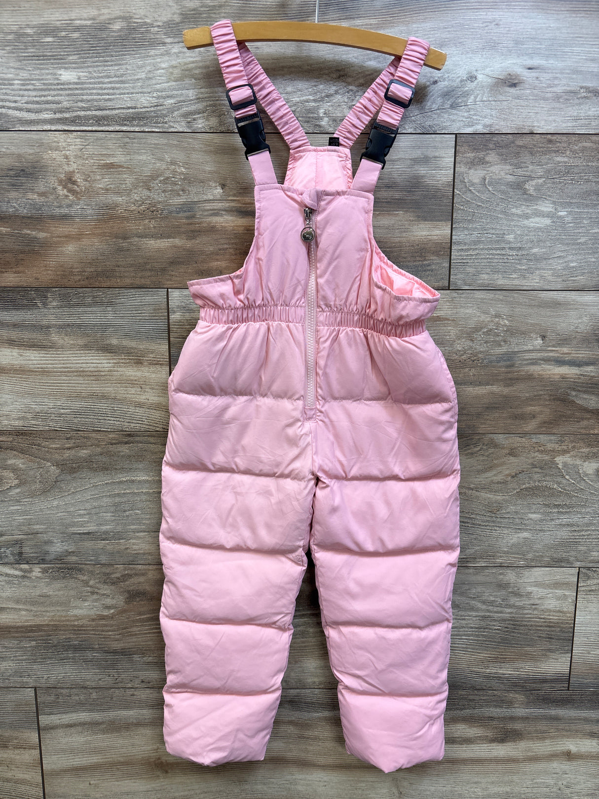 KAUOD Puffer Overalls Snow Bib Pink sz 4/5T