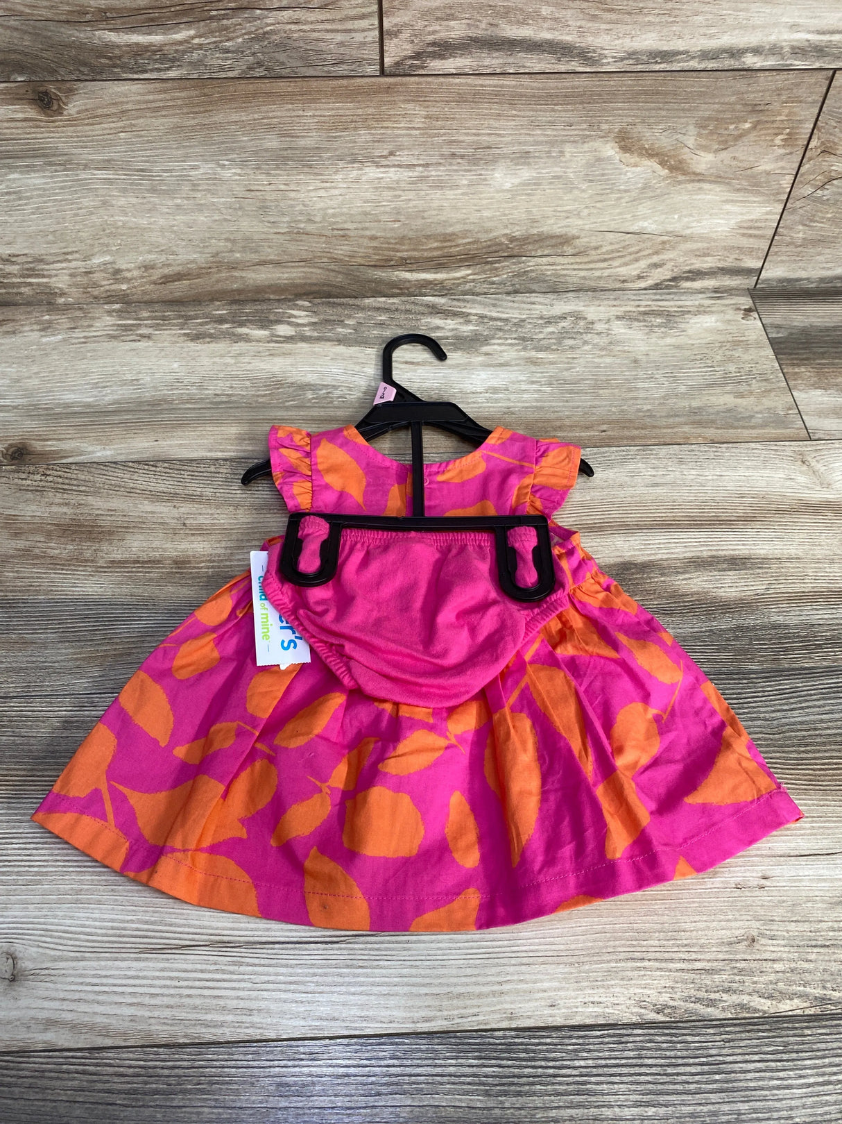 NEW Child Of Mine 2pc Dress & Bloomers Pink sz 0-3m