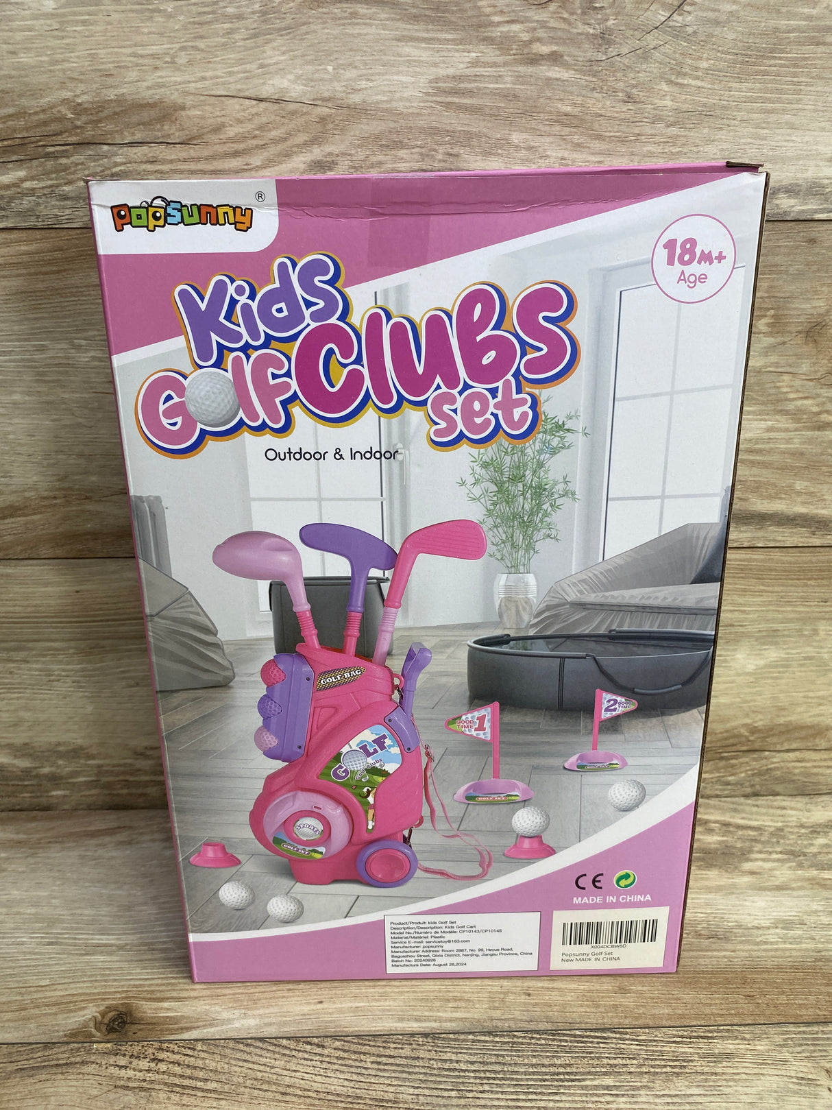 NEW Popsunny Kid's Golf Clubs Set Pink