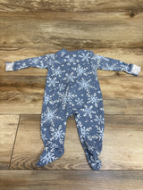 Old Navy Snowflake Sleeper Blue sz 3-6m