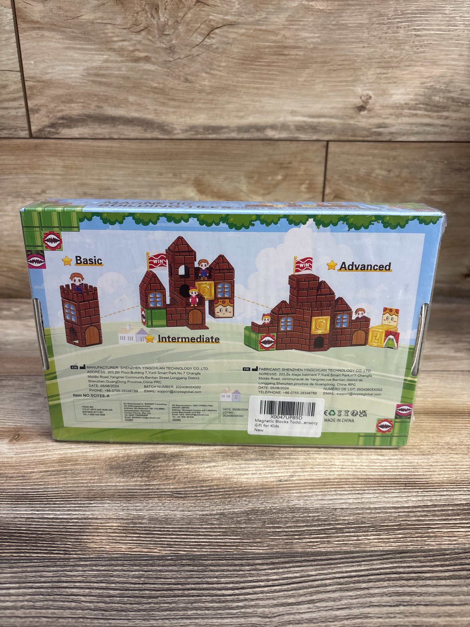 NEW Soyee Magnetic Building Tiles 23pc Gameplay Elements Set