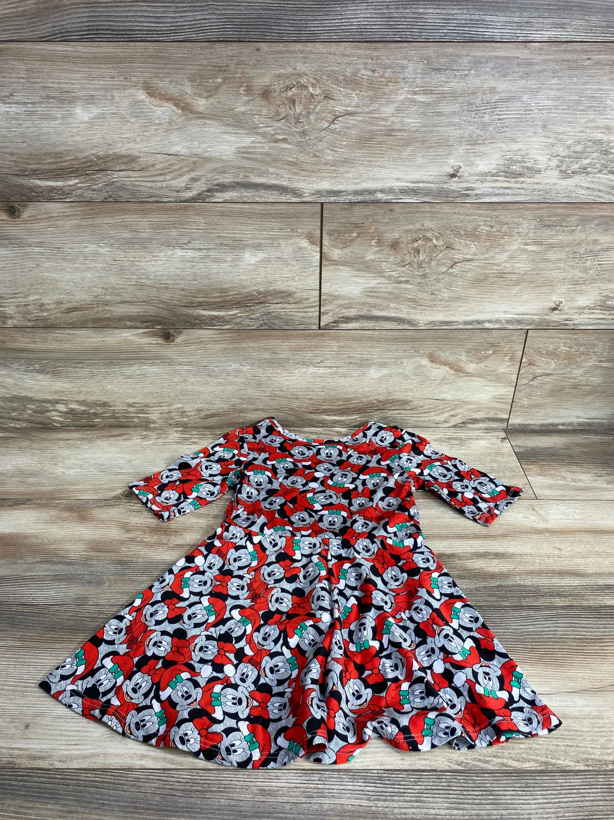 Disney Minnie Mouse Skater Dress Grey sz 4-5T