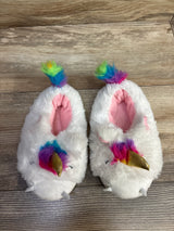 Faux Fur Unicorn Slippers sz 11/12c