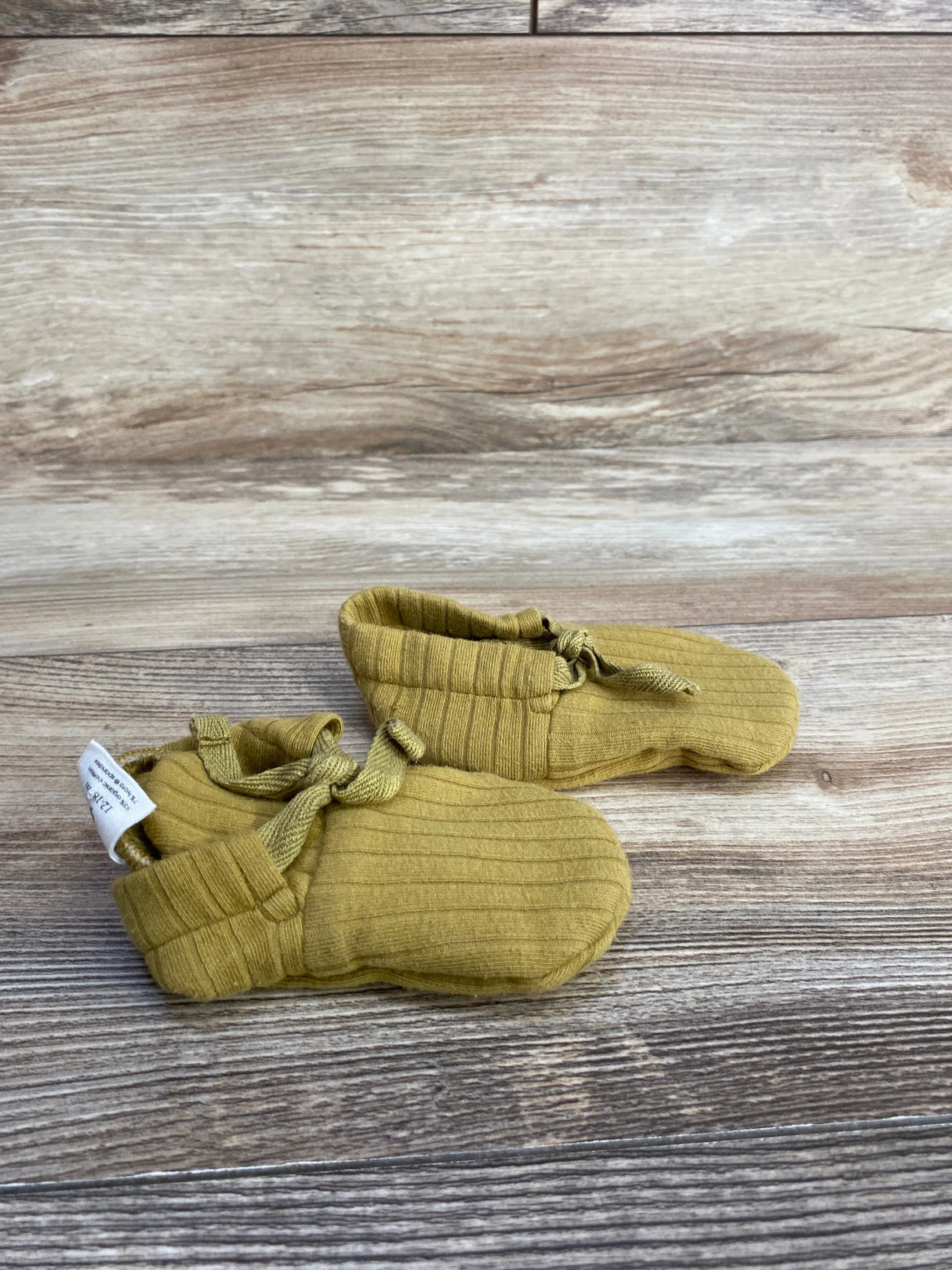 Kate Quinn Tie Booties, Brown sz 12-18m