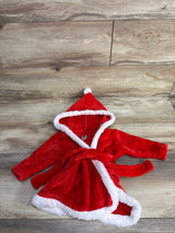 Hudson Baby Plush Santa Robe Red sz 0-9m