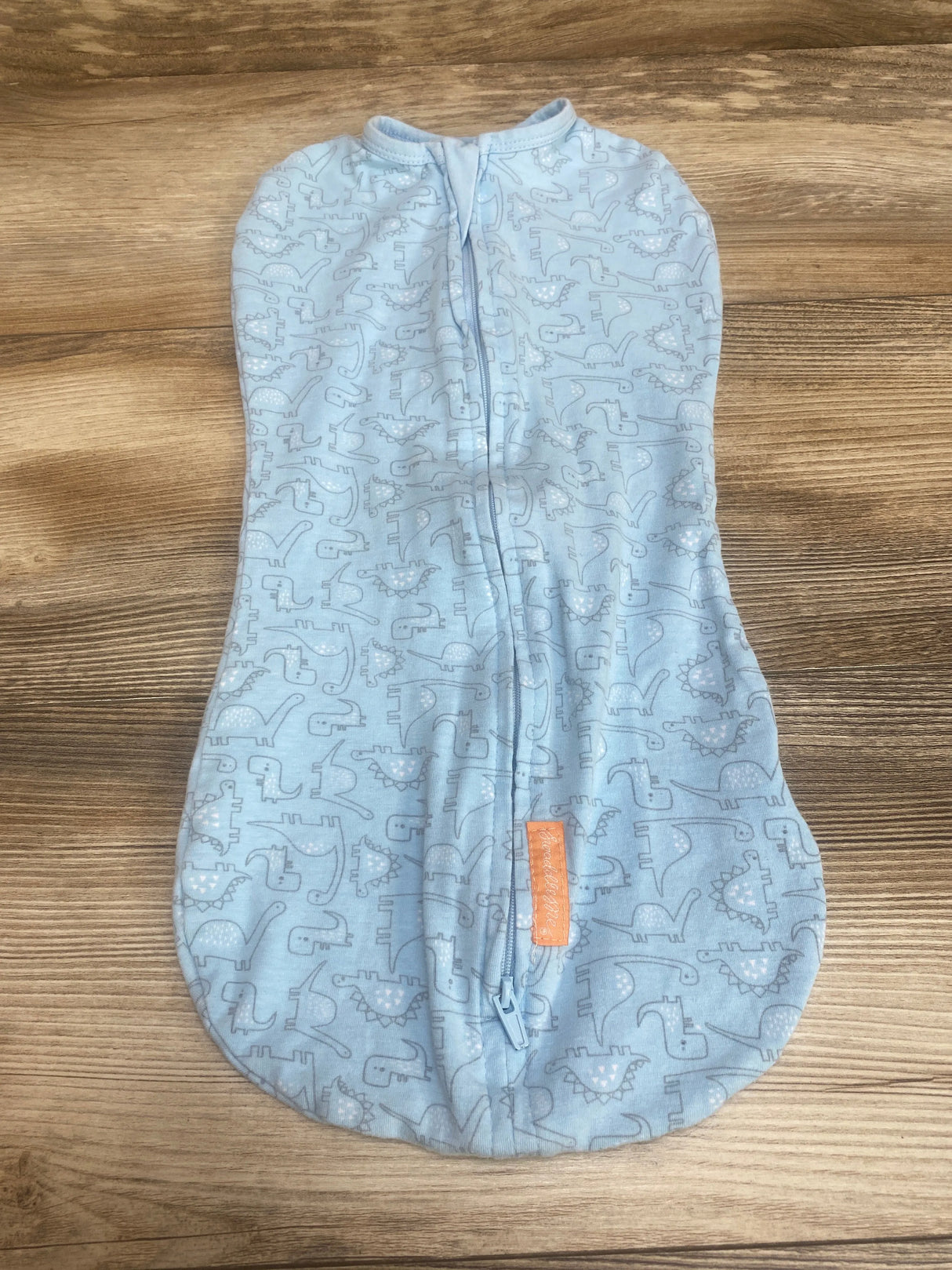 SwaddleMe Dino Print Pod Blue sz 0-3m