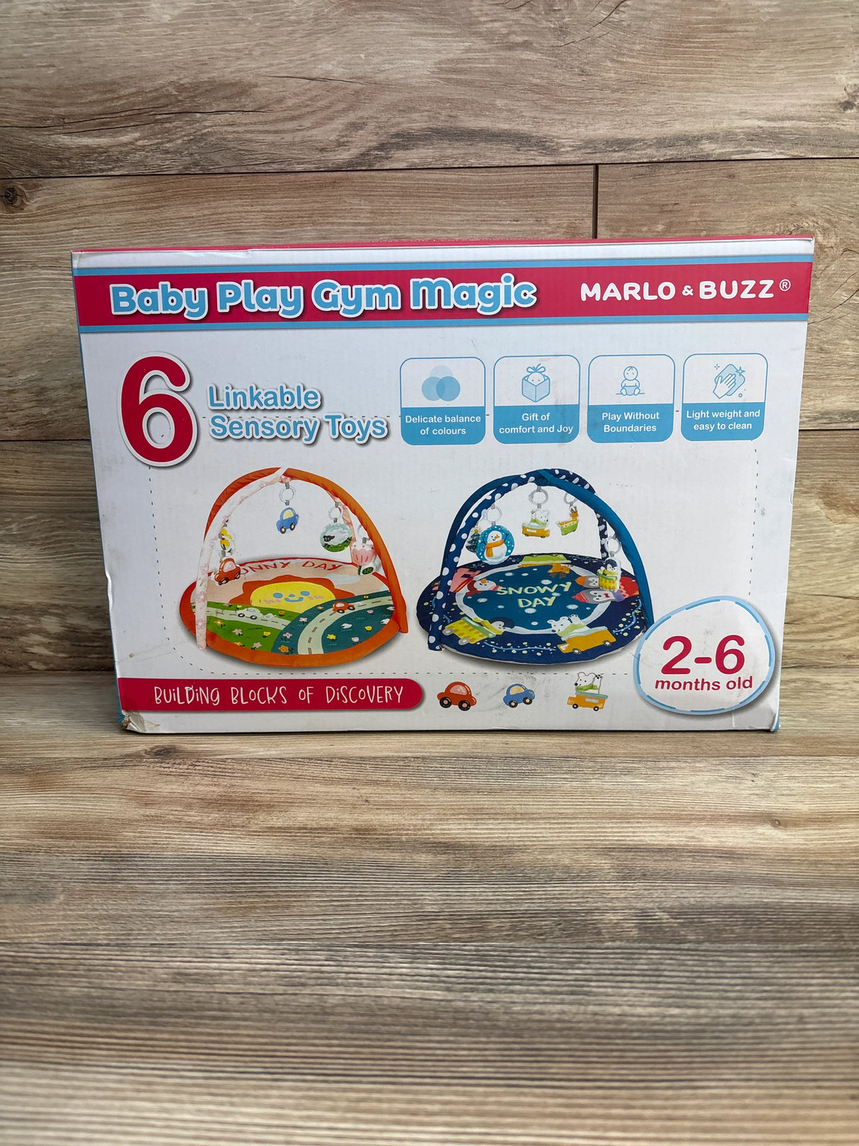 NEW Marlo & Buzz Baby Play Gym & Activity Mat, Snowy Days - Me n Mommy To Be