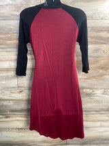 Ekouaer Nursing Dress Black/Red sz Small