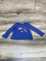 Cat & Jack Shooting Star Shirt Blue sz 3T