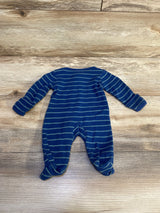 Child Of Mine Striped Sleeper Blue sz Preemie