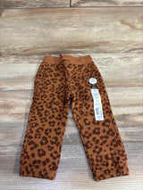NEW Okie Dokie Brown Leopard Print Jogger Pant sz 12m