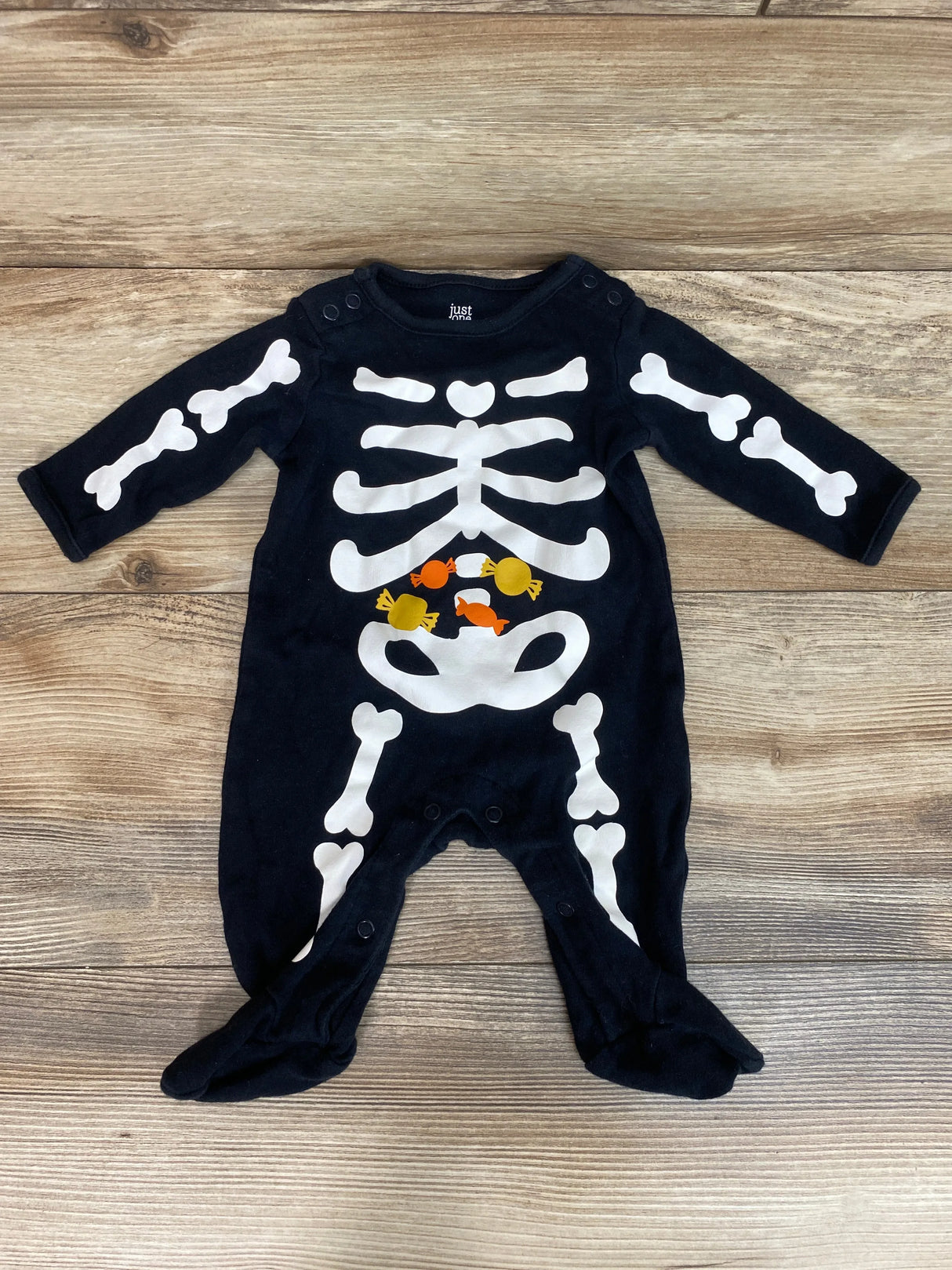 Just One You Skeleton Sleeper sz 3m - Me n Mommy To Be