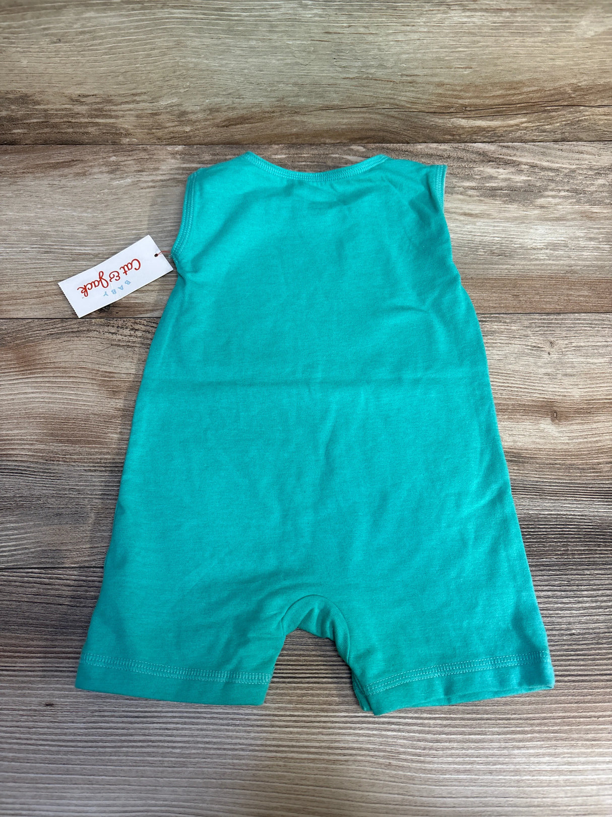 NEW Cat & Jack Is It Naptime Yet? Romper Green sz 3-6m - Me n Mommy To Be