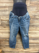 NEW Old Navy Full Panel Maternity Jeans Blue sz XL