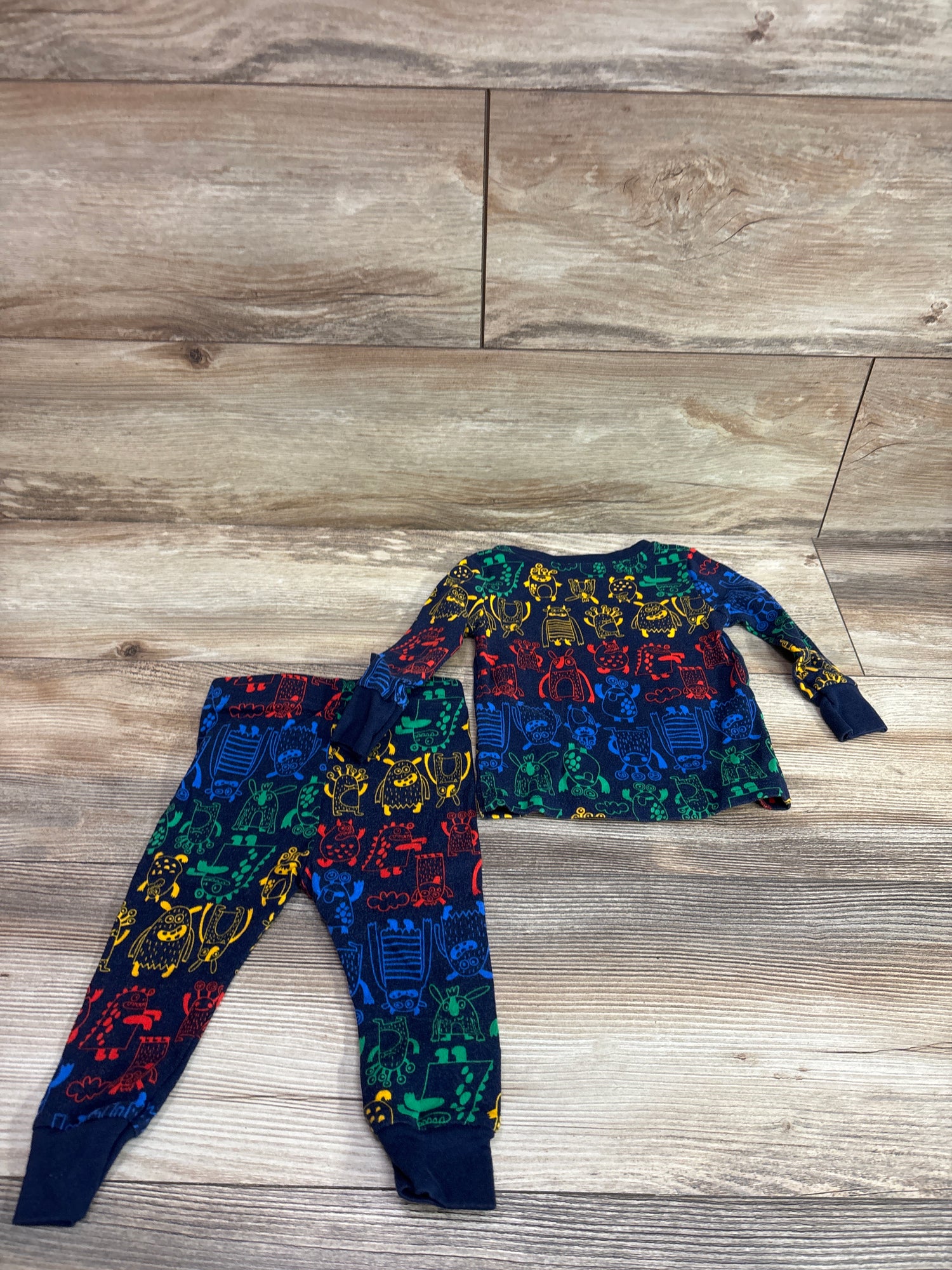 Old Navy 2pc Pajama Set Navy sz 12-18m