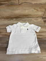 Ralph Lauren Polo Shirt White sz 24m - Me n Mommy To Be