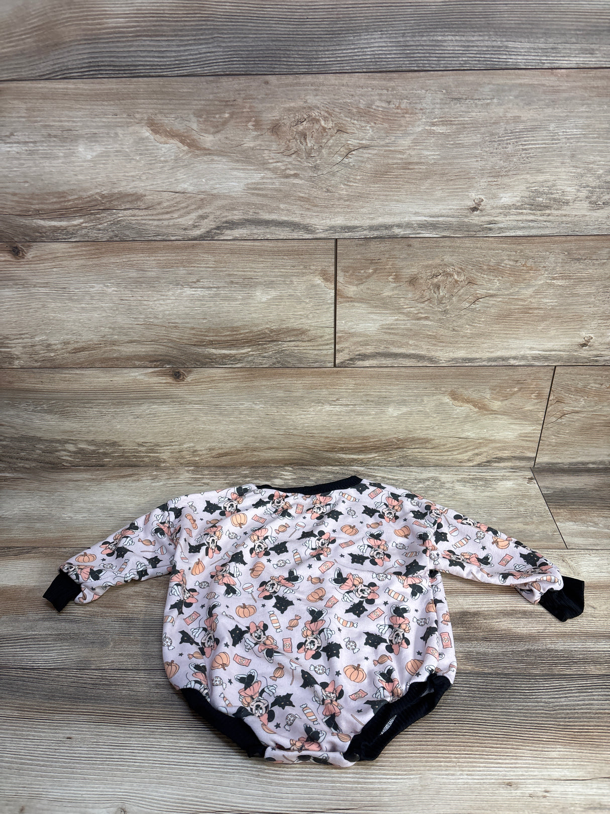June and Mae Minnie Mouse Halloween Bodysuit Pink sz 18-24m